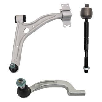 TRQ® - Front Driver Side Lower Control Arm with Ball Joint and Tie Rod End Kit