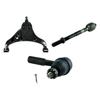 TRQ® - Front Driver Side Lower Control Arm with Ball Joint and Tie Rod End Kit