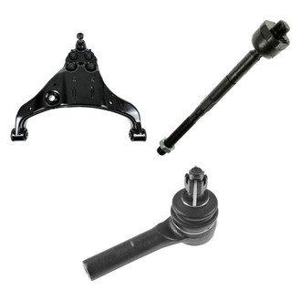 TRQ® - Front Driver Side Lower Control Arm with Ball Joint and Tie Rod End Kit