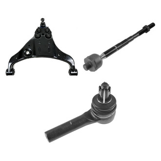 TRQ® - Front Driver Side Lower Control Arm with Ball Joint and Tie Rod End Kit