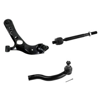 TRQ® - Front Driver Side Lower Control Arm with Ball Joint and Tie Rod End Kit