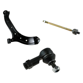 TRQ® - Front Driver Side Lower Control Arm with Ball Joint and Tie Rod End Kit