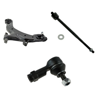 TRQ® - Front Driver Side Lower Control Arm with Ball Joint and Tie Rod End Kit