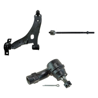 TRQ® - Front Driver Side Lower Control Arm with Ball Joint and Tie Rod End Kit
