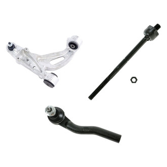 TRQ® - Front Driver Side Lower Control Arm with Ball Joint and Tie Rod End Kit