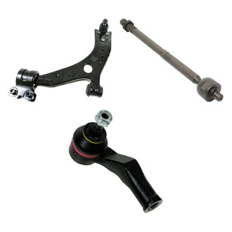 TRQ® - Front Driver Side Lower Control Arm with Ball Joint and Tie Rod End Kit