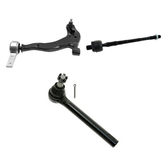 TRQ® - Front Driver Side Lower Control Arm with Ball Joint and Tie Rod End Kit
