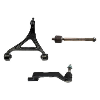 TRQ® - Front Driver Side Lower Control Arm with Ball Joint and Tie Rod End Kit