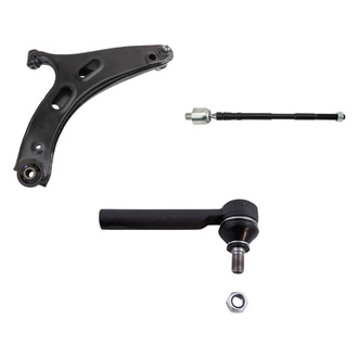 TRQ® - Front Driver Side Lower Control Arm with Ball Joint and Tie Rod End Kit