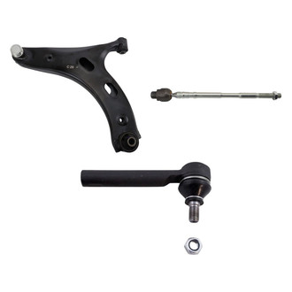 TRQ® - Front Driver Side Lower Control Arm with Ball Joint and Tie Rod End Kit
