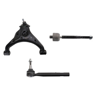 TRQ® - Front Driver Side Lower Control Arm with Ball Joint and Tie Rod End Kit