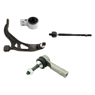 TRQ® - Front Driver Side Lower Control Arm with Ball Joint and Tie Rod End Kit