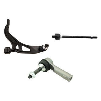 TRQ® - Front Driver Side Lower Control Arm with Ball Joint and Tie Rod End Kit