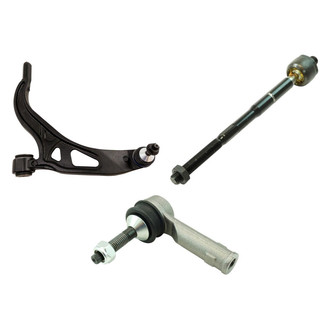 TRQ® - Front Driver Side Lower Control Arm with Ball Joint and Tie Rod End Kit