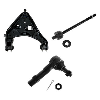 TRQ® - Front Driver Side Lower Control Arm with Ball Joint and Tie Rod End Kit