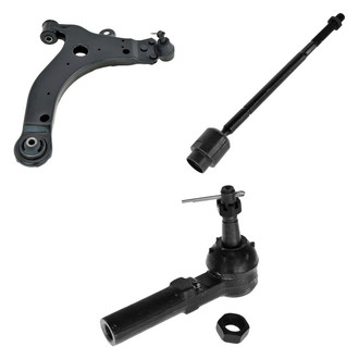 TRQ® - Front Driver Side Lower Control Arm with Ball Joint and Tie Rod End Kit