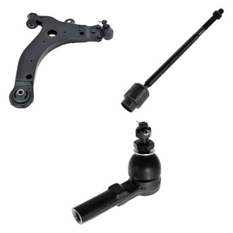 TRQ® - Front Driver Side Lower Control Arm with Ball Joint and Tie Rod End Kit