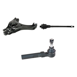 TRQ® - Front Driver Side Lower Control Arm with Ball Joint and Tie Rod End Kit