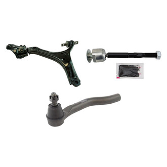 TRQ® - Front Driver Side Lower Control Arm and Tie Rod End Kit