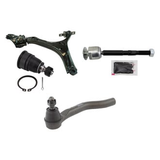 TRQ® - Front Driver Side Lower Control Arm and Tie Rod End Kit