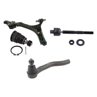 TRQ® - Front Driver Side Lower Control Arm and Tie Rod End Kit