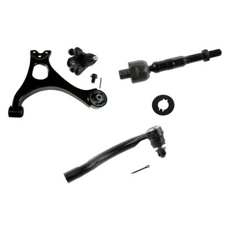 TRQ® - Front Driver Side Lower Control Arm and Tie Rod End Kit