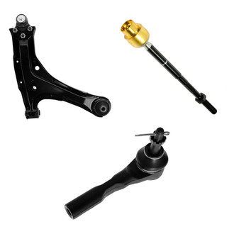 TRQ® - Front Driver Side Lower Control Arm with Ball Joint and Tie Rod End Kit