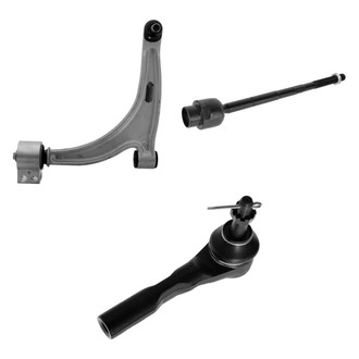 TRQ® - Front Driver Side Lower Control Arm with Ball Joint and Tie Rod End Kit