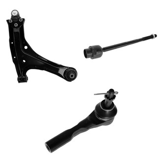 TRQ® - Front Driver Side Lower Control Arm with Ball Joint and Tie Rod End Kit