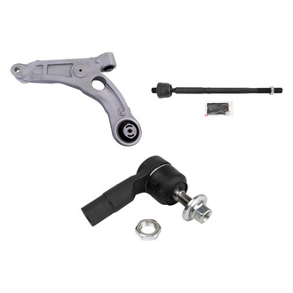 TRQ® - Front Driver Side Lower Control Arm and Tie Rod End Kit