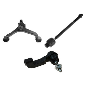 TRQ® - Front Driver Side Lower Control Arm and Tie Rod End Kit
