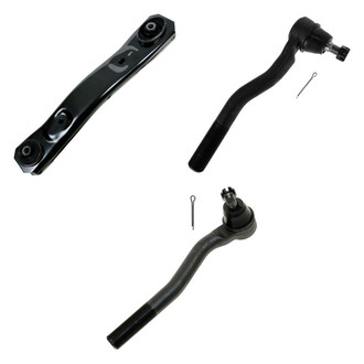 TRQ® - Front Driver Side Lower Control Arm and Tie Rod End Kit
