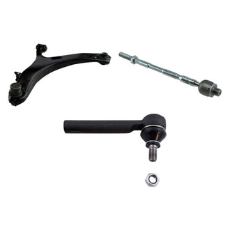 TRQ® - Front Driver Side Lower Control Arm with Ball Joint and Tie Rod End Kit