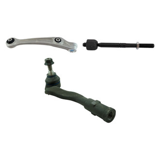 TRQ® - Front Driver Side Lower Control Arm and Tie Rod End Kit