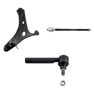 TRQ® - Front Driver Side Lower Control Arm with Ball Joint and Tie Rod End Kit