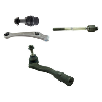TRQ® - Front Driver Side Lower Control Arm and Tie Rod End Kit