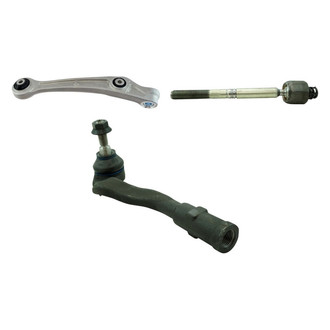 TRQ® - Front Driver Side Lower Control Arm and Tie Rod End Kit