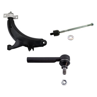 TRQ® - Front Driver Side Lower Control Arm and Tie Rod End Kit