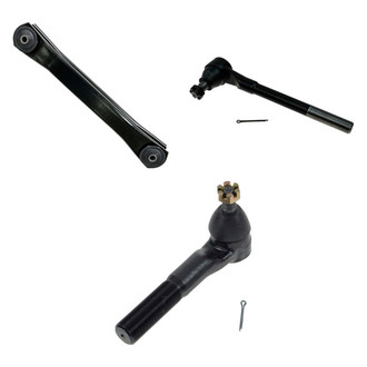 TRQ® - Front Driver Side Lower Control Arm and Tie Rod End Kit