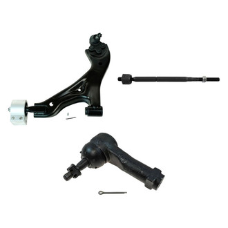 TRQ® - Front Driver Side Lower Control Arm with Ball Joint and Tie Rod End Kit