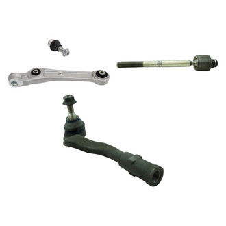 TRQ® - Front Driver Side Lower Control Arm and Tie Rod End Kit