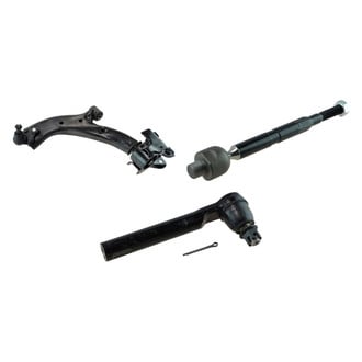 TRQ® - Front Driver Side Lower Control Arm with Ball Joint and Tie Rod End Kit