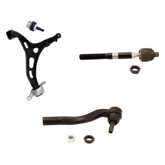 TRQ® - Front Driver Side Lower Control Arm with Ball Joint and Tie Rod End Kit