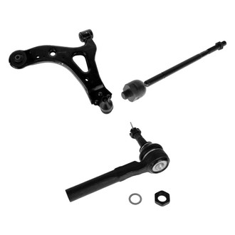 TRQ® - Front Driver Side Lower Control Arm with Ball Joint and Tie Rod End Kit