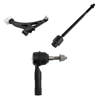 TRQ® - Front Driver Side Lower Control Arm with Ball Joint and Tie Rod End Kit