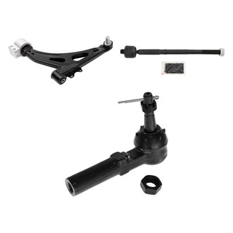TRQ® - Front Driver Side Lower Control Arm with Ball Joint and Tie Rod End Kit