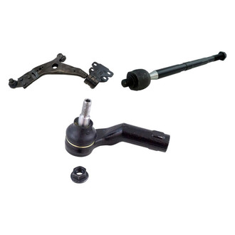 TRQ® - Front Driver Side Lower Control Arm with Ball Joint and Tie Rod End Kit