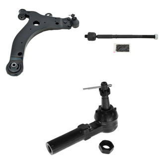 TRQ® - Front Driver Side Lower Control Arm with Ball Joint and Tie Rod End Kit