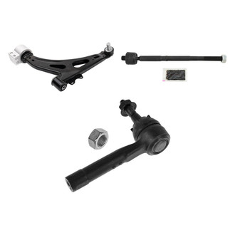 TRQ® - Front Driver Side Lower Control Arm with Ball Joint and Tie Rod End Kit