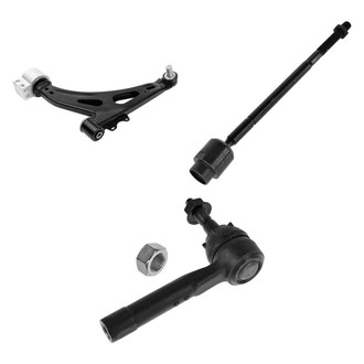 TRQ® - Front Driver Side Lower Control Arm with Ball Joint and Tie Rod End Kit